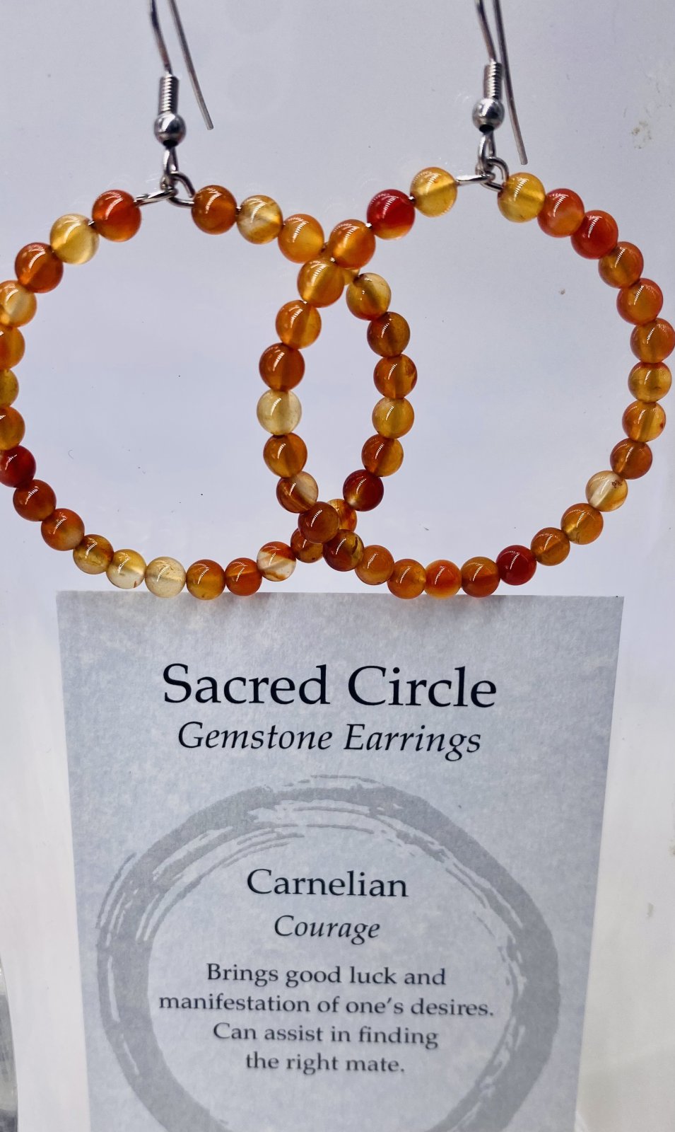 Sacred Circle Earrings (Choose Your Style)