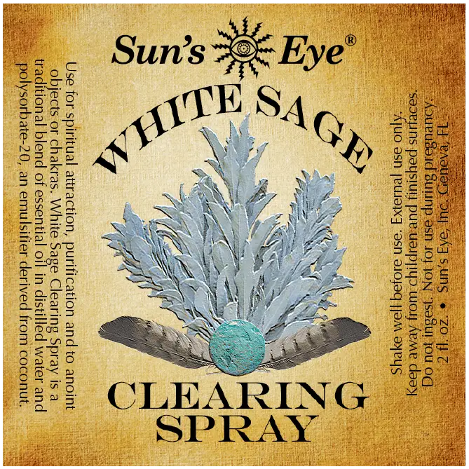 White Sage Clearing Spray—Case of 4 (8 fl oz each)