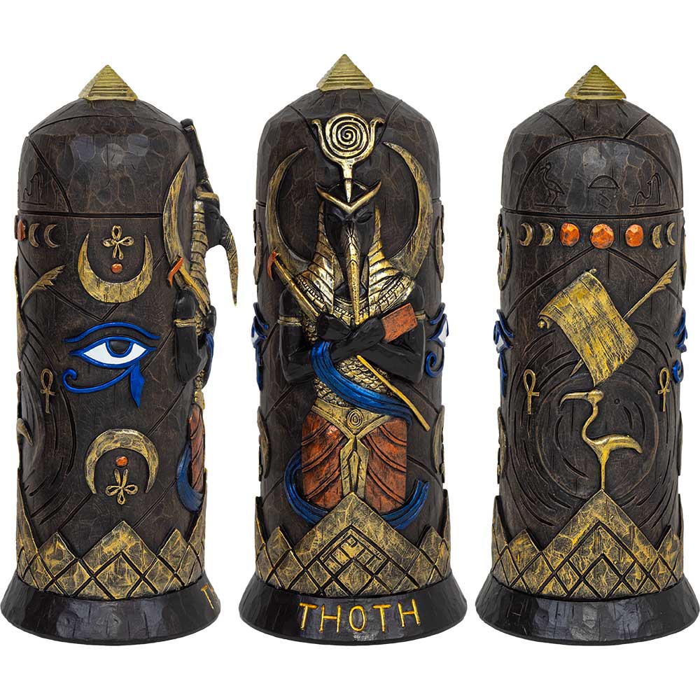 Polyresin Statue w/ LED - Thoth
