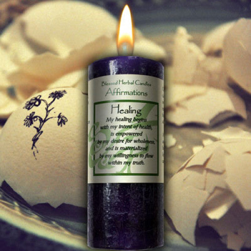 Affirmation Candle: Healing