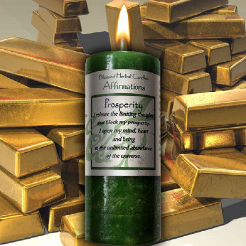Affirmation Candle: Prosperity