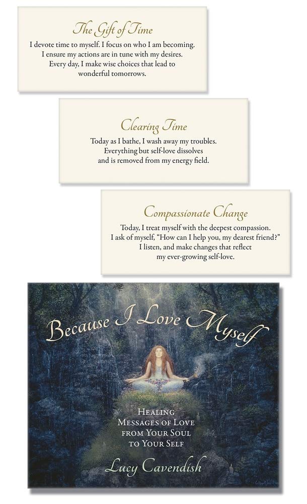 Because I Love Myself: Affirmation Deck by Lucy Cavendish