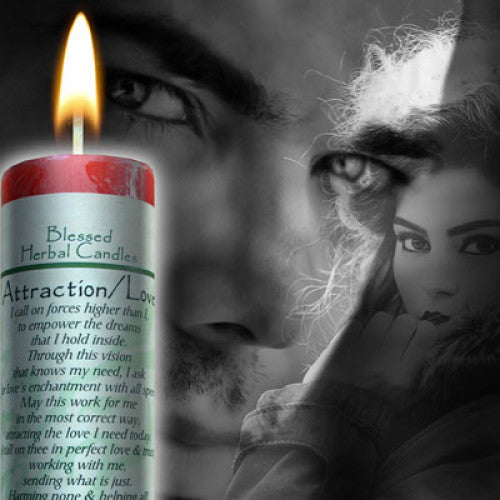 Blessed Herbal Candle: Attraction/Love