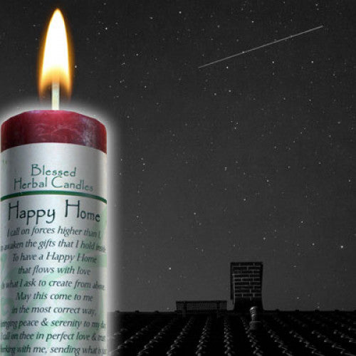 Blessed Herbal Candle: Happy Home