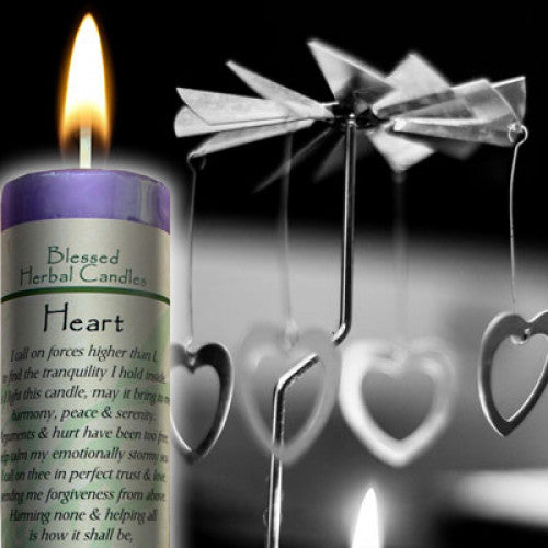 Blessed Herbal Candle: Heart