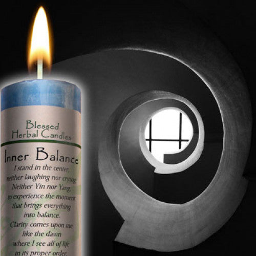 Blessed Herbal Candle: Inner Balance