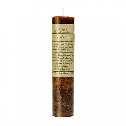 Blessed Herbal Candle: Stability