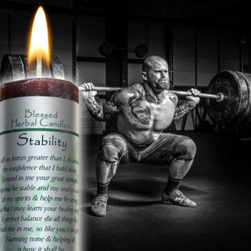 Blessed Herbal Candle: Stability