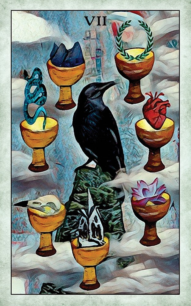 Crow Tarot Deck and Guidebook by MJ Cullinane
