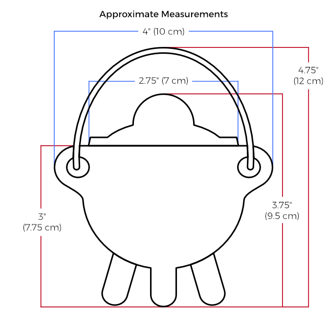 Cast Iron Mini Cauldron