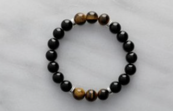 Mens 10mm Stretch Bracelet (Choose Your Stone)