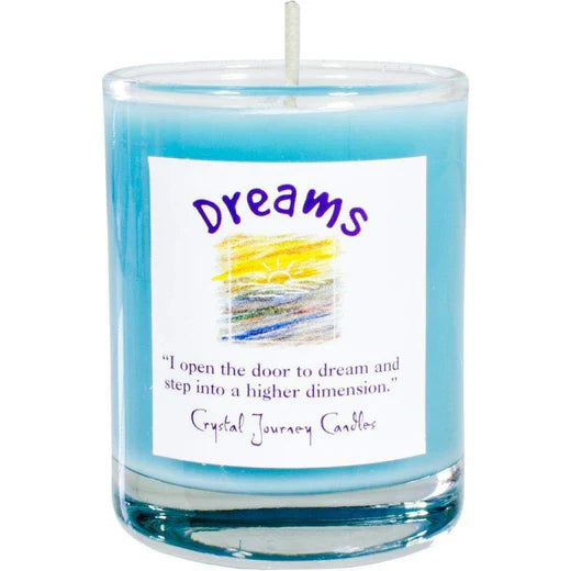 Dreams: Reiki Charged Soy Herbal Candle