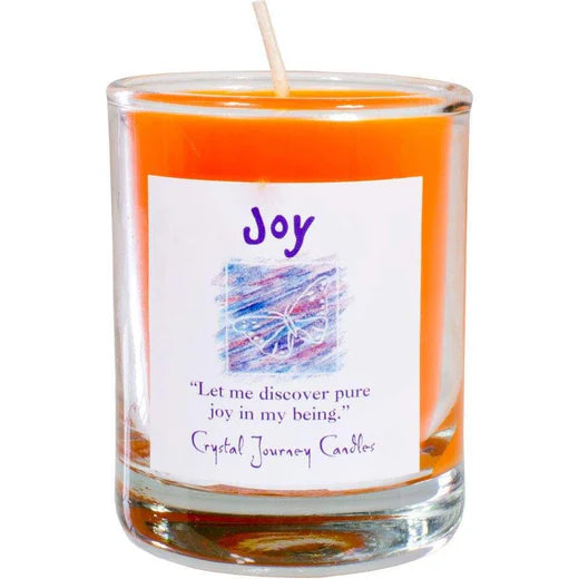 Joy: Reiki Charged Soy Herbal Candle