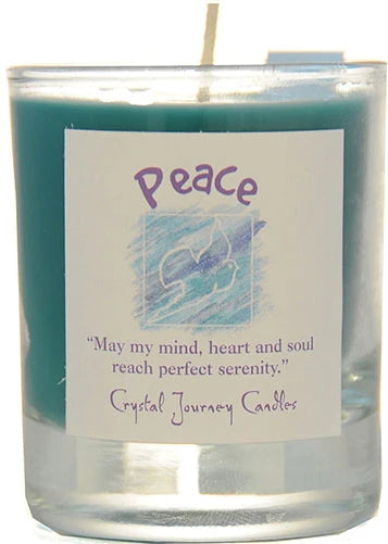 Peace: Reiki Charged Soy Herbal Candle