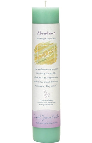 Abundance: Reiki Charged Soy Herbal Candle