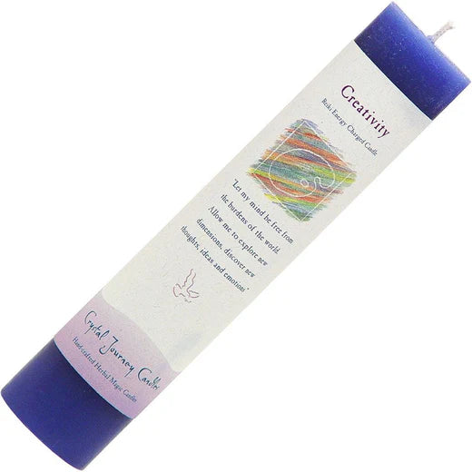 Creativity: Reiki Charged Soy Herbal Candle
