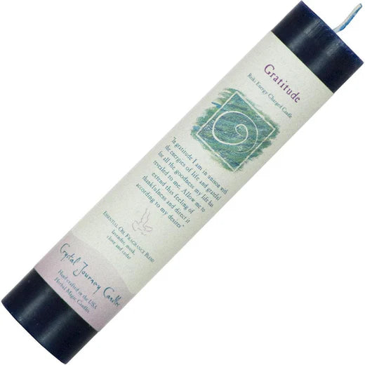 Gratitude: Reiki Charged Soy Herbal Candle