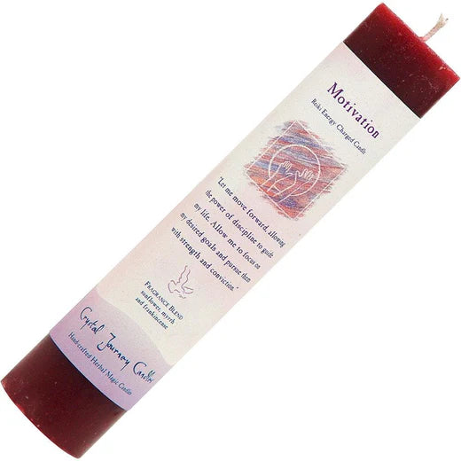 Motivation: Reiki Charged Soy Herbal Candle