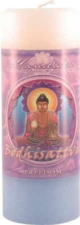 Mandala Candle: Bodhisattva "Freedom"