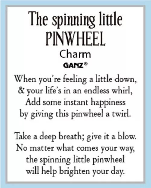 The Spinning Little Pinwheel Charm (ER79382)