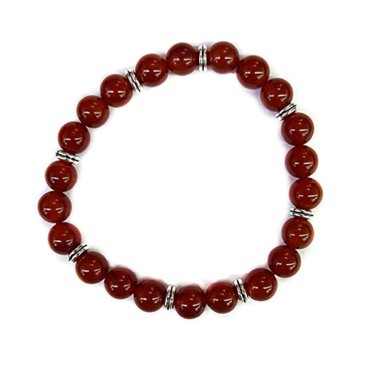 10mm Carnelian Stretch Bracelet