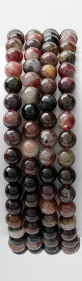 4mm Colored Tourmaline - Stretch Bracelet