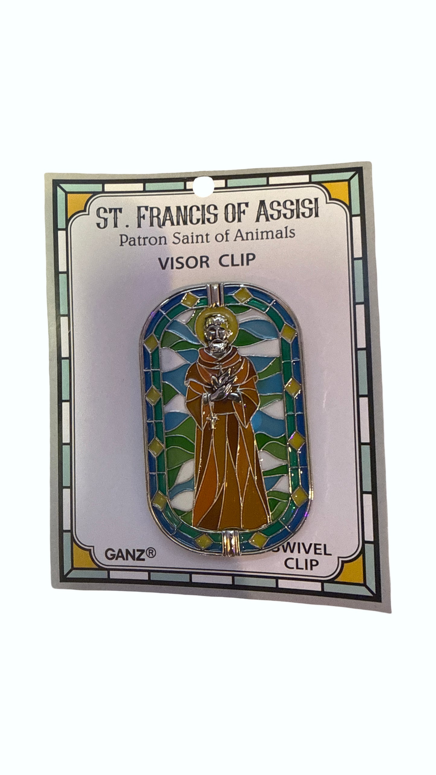 St. Francis of Assisi  - Visor Clip