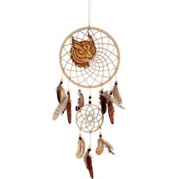 Dreamcatcher Wooden Laser Cut - Owl