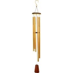 Tuned Wind-chimes 42in - Iron Power Coated Gold