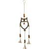 Owl Brass Bell Chime