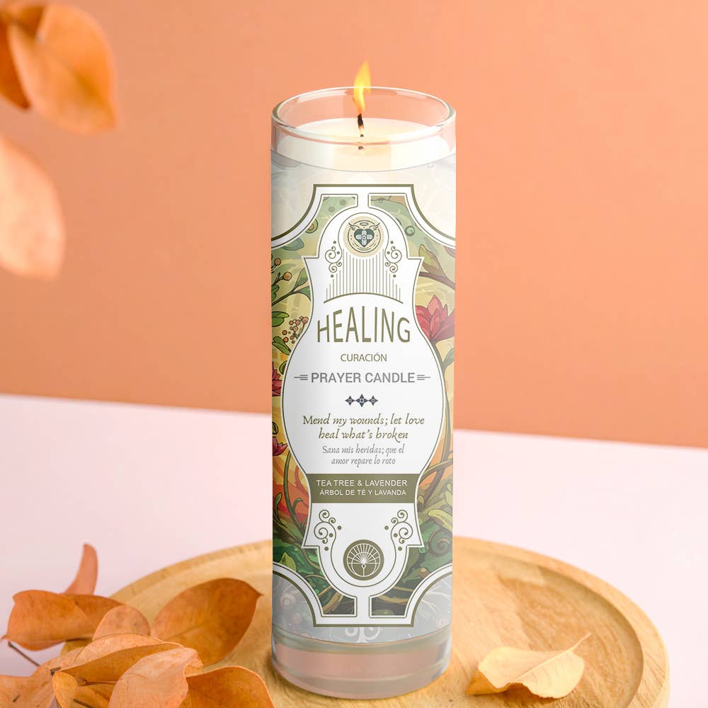 Prayer Candle - Healing (8") (9.5 oz)
