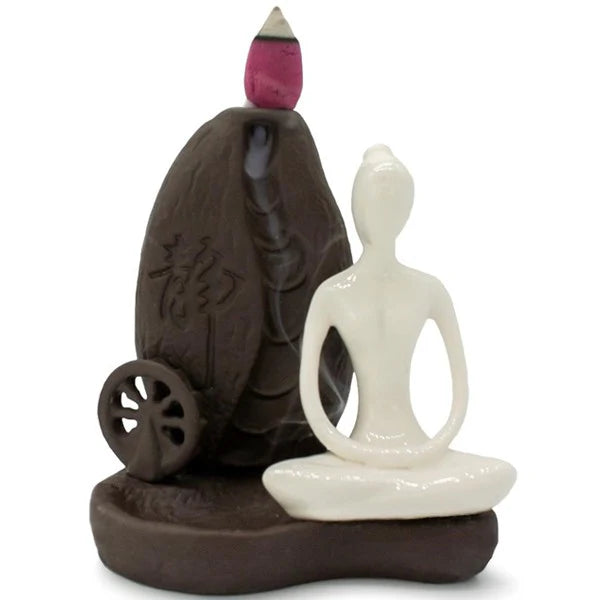 BACKFLOW INCENSE BURNER – YOGA LADY