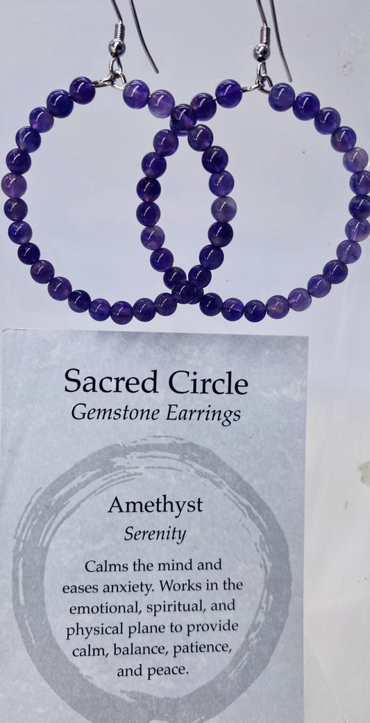Sacred Circle Earrings (Choose Your Style)