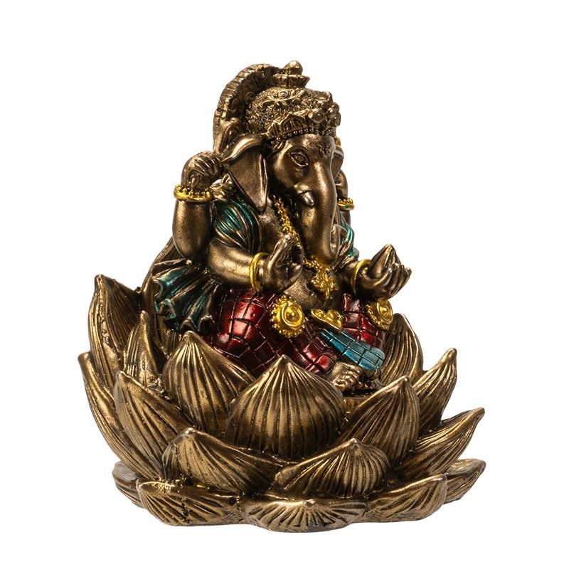 Ganesha Hindu God on Lotus