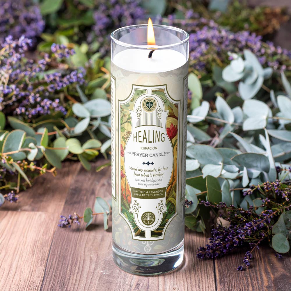 Prayer Candle - Healing (8") (9.5 oz)