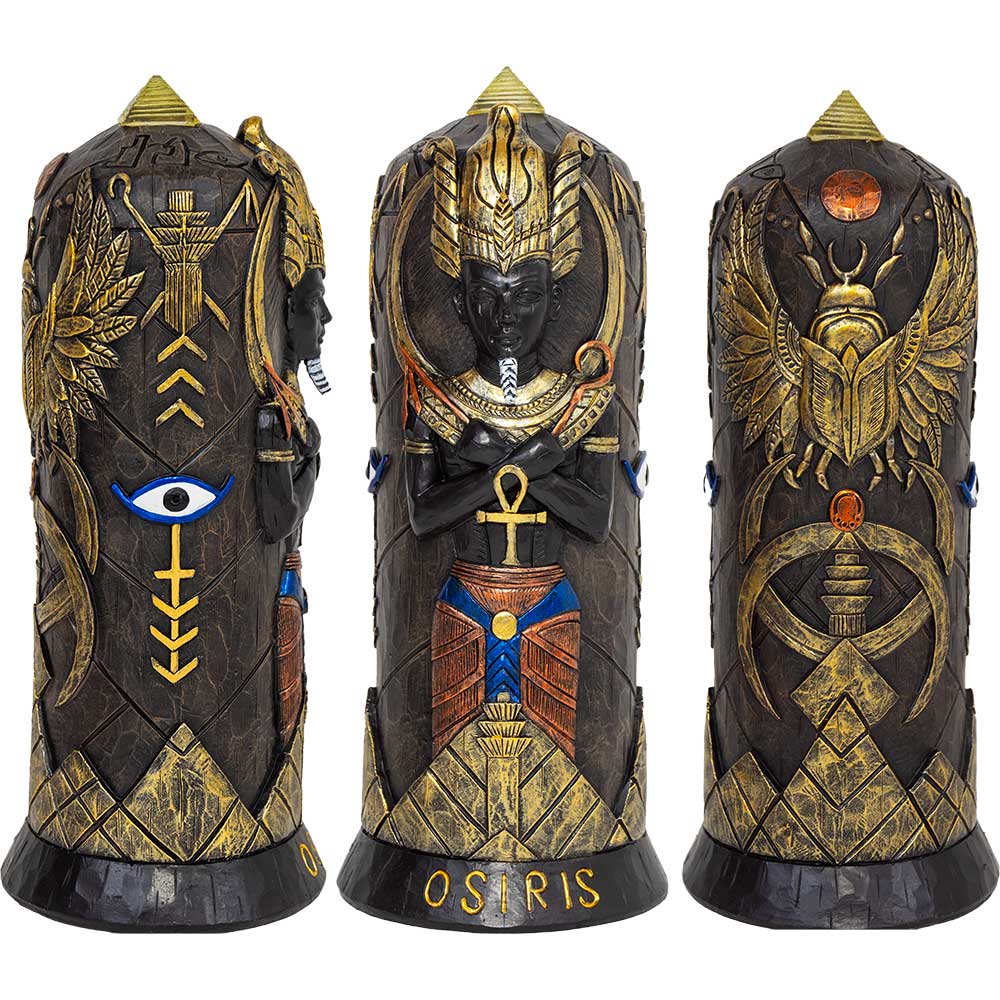 Polyresin Statue w/ LED - Osiris