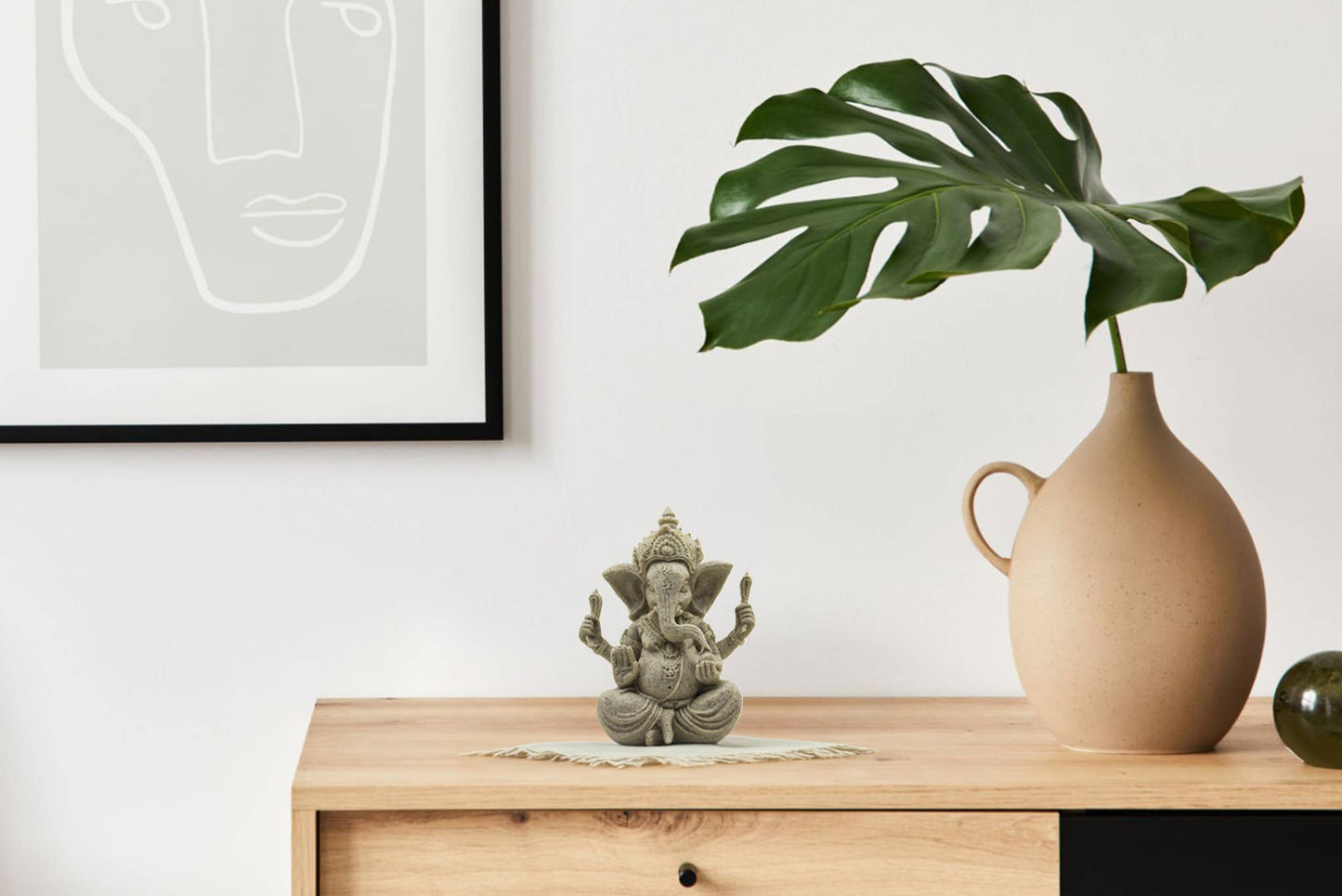 Sandstone Ganesh - Large