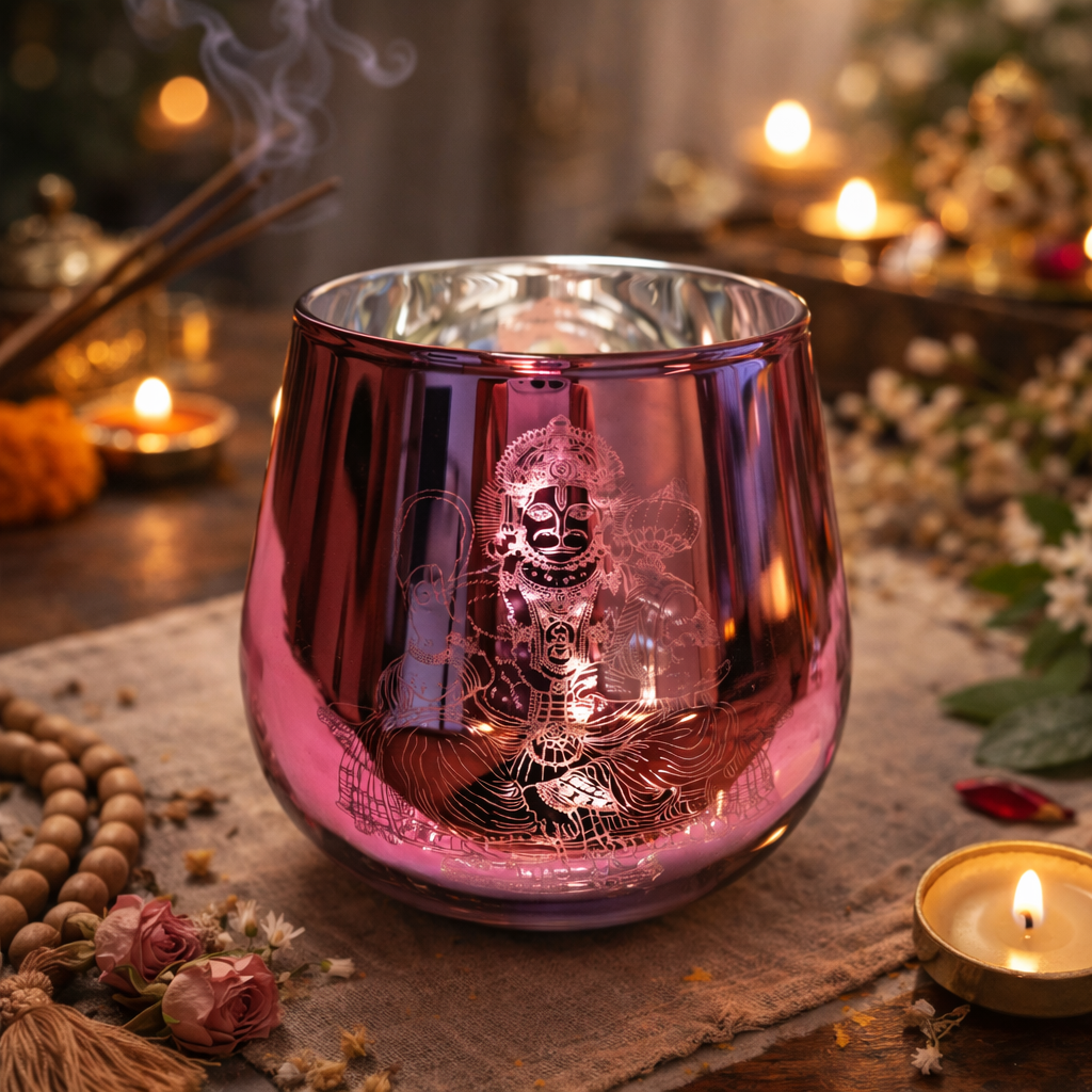 Candle Holder - Krishna