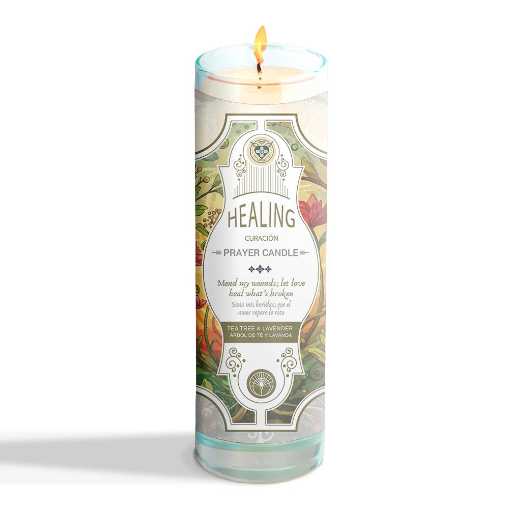 Prayer Candle - Healing (8") (9.5 oz)