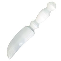 Selenite Athame Handle 9.75"
