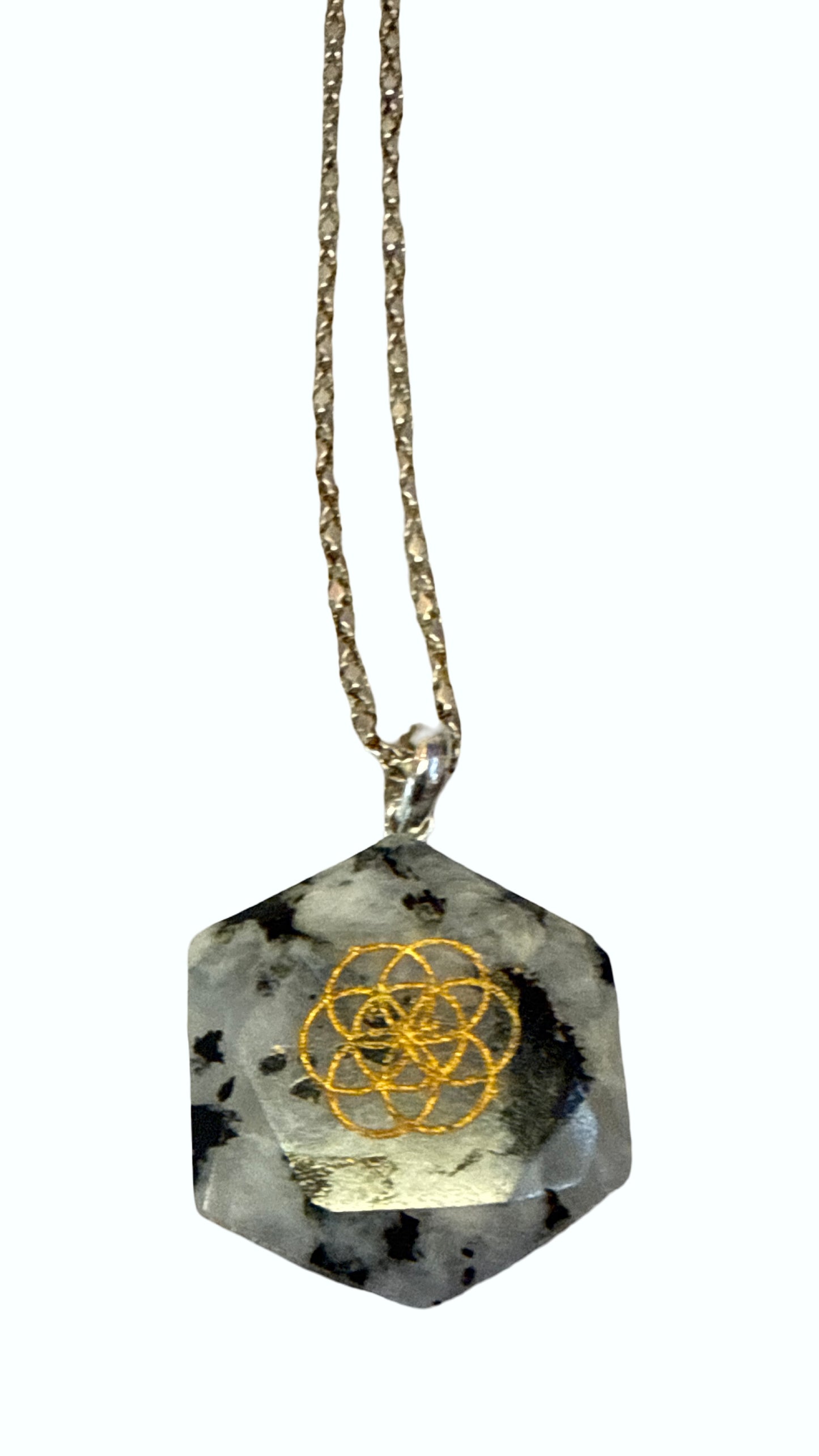 Rainbow Moonstone Pendant - Reiki Charged