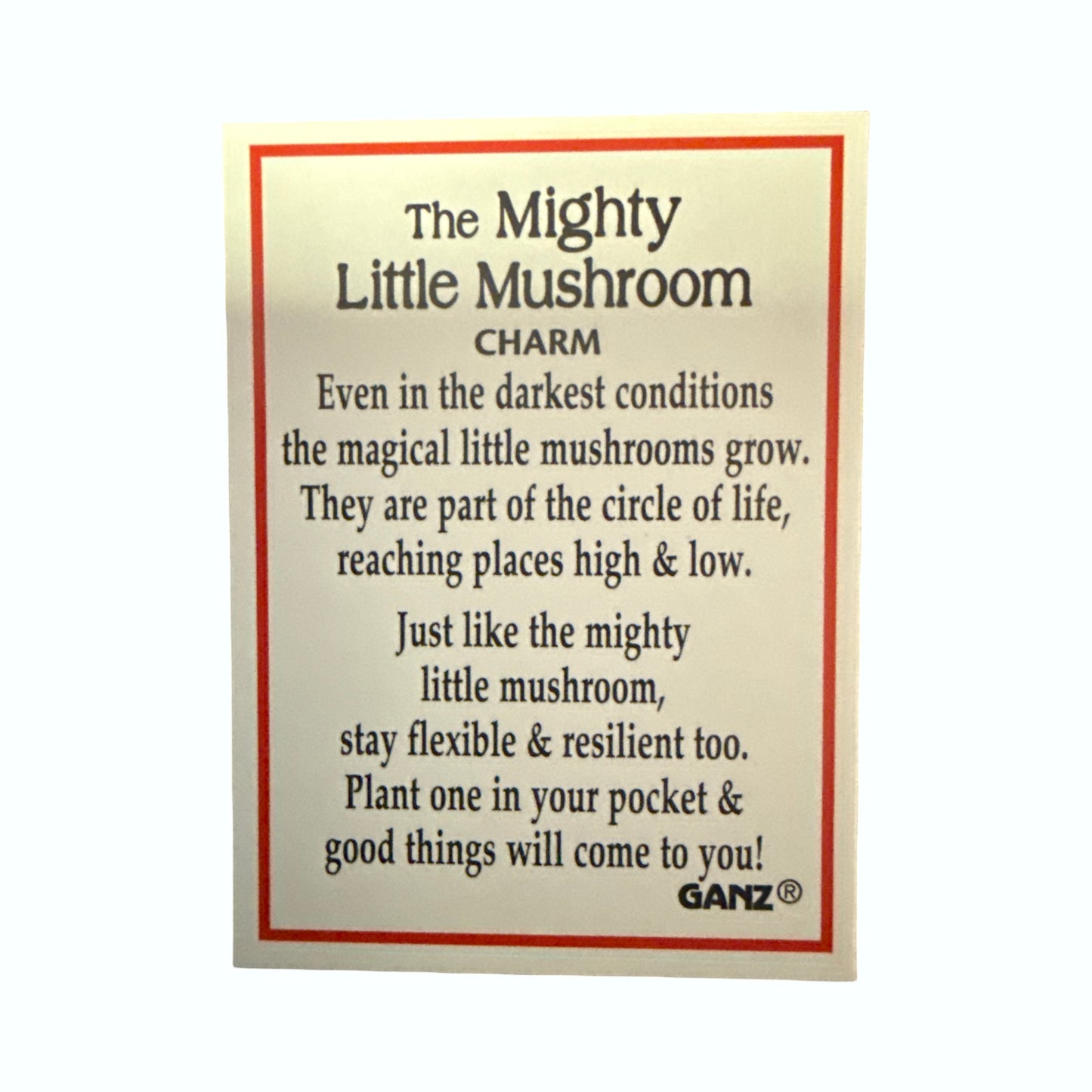 The Mighty Little Mushroom Charm