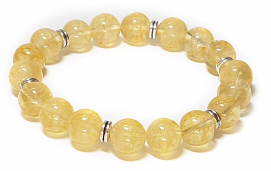 10mm Citrine Stretch Bracelet