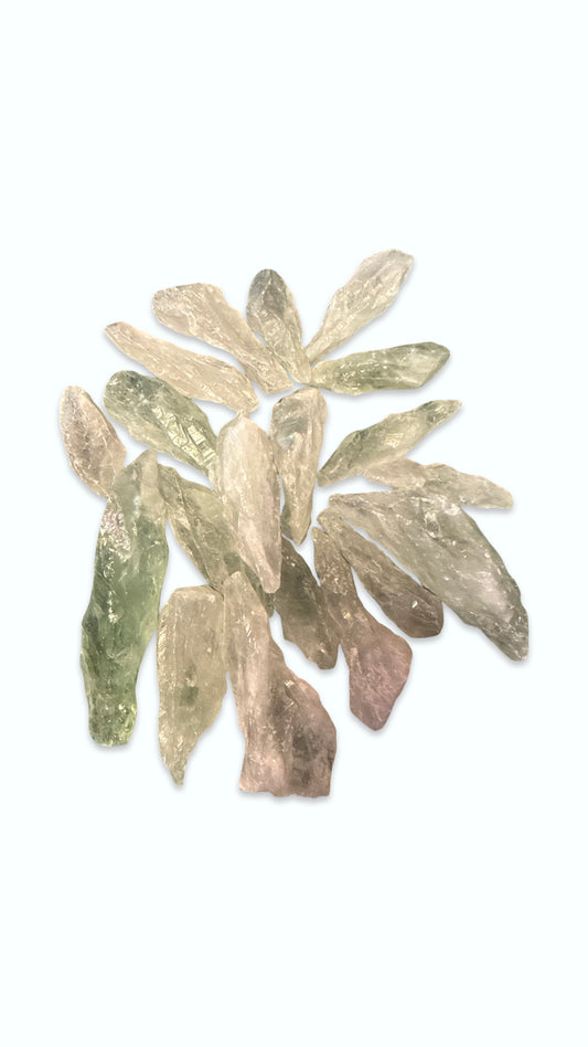 Prasiolite Green Amethyst - Raw Points