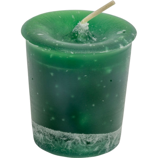 Money: Reiki Charged Soy Herbal Candle