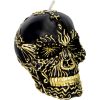 Black and Gold Intention Skull Candle