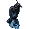 Raven on Skull - intention candle