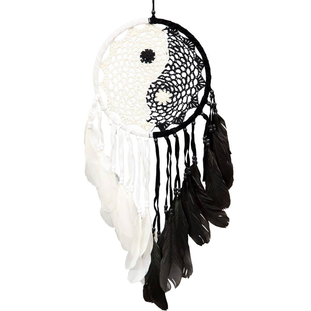 Yin Yang Woven Dreamcatcher