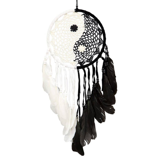 Yin Yang Woven Dreamcatcher