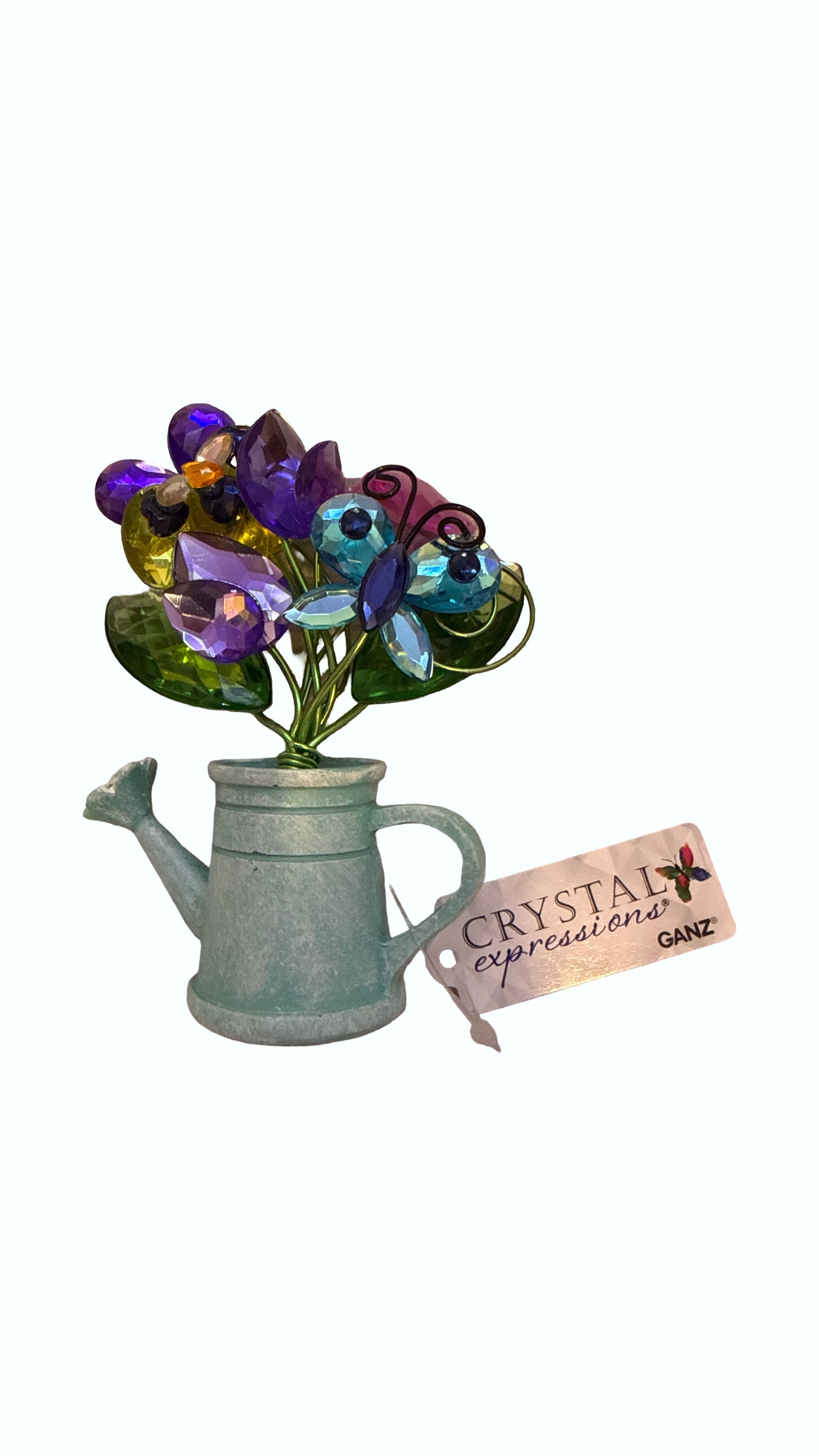 Watering Can with Flowers Ornament